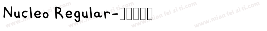Nucleo Regular字体转换